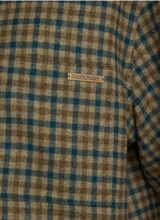  - DARKPARK - Vale Checkered Virgin Wool Cashmere Shirt