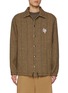 Main View - Click To Enlarge - DARKPARK - English Shetland Check Wool Coach Jacket