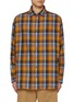 Main View - Click To Enlarge - DARKPARK - Gingham Check Cotton Damon Shirt