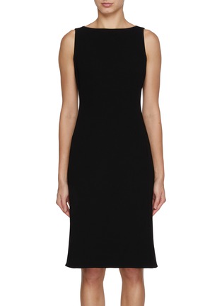 Main View - Click To Enlarge - THEORY - Sleeveless Boat Neck Dress