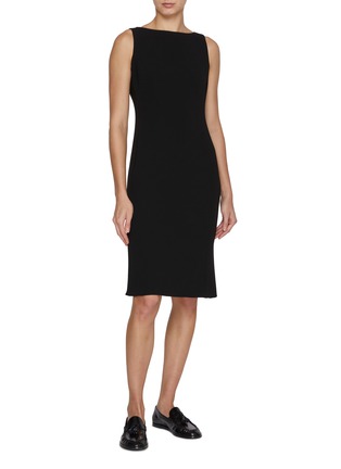 Figure View - Click To Enlarge - THEORY - Sleeveless Boat Neck Dress