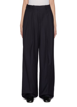 Main View - Click To Enlarge - THEORY - Pleated Wool Pants