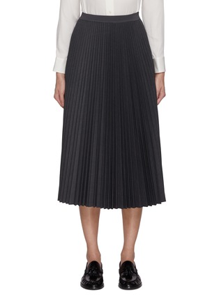 Main View - Click To Enlarge - THEORY - Pleated Midi Skirt