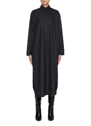 Main View - Click To Enlarge - THEORY - Maxi Shirt Dress