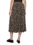 Back View - Click To Enlarge - THEORY - Cheetah Print Pleated Midi Skirt