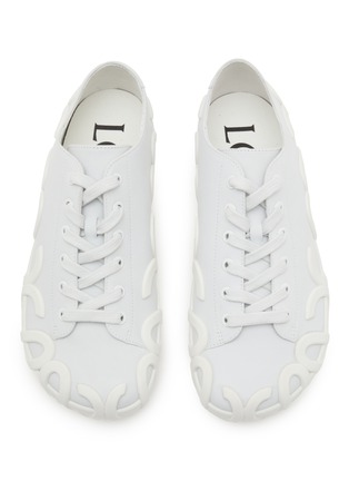 Detail View - Click To Enlarge - LOEWE - Rise Leather Lace Up Sneakers