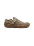 Main View - Click To Enlarge - LOEWE - Rise Buckle Slip On Brushed Suede Loafers