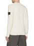 Back View - Click To Enlarge - STONE ISLAND - V-Neck Logo Wool Blend Sweatshirt