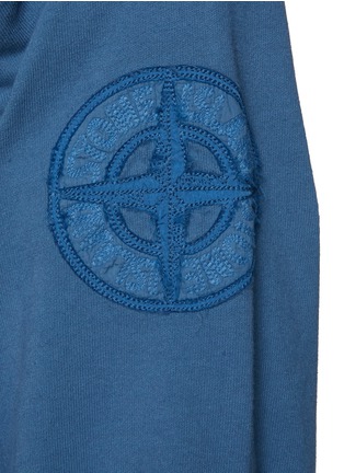  - STONE ISLAND - Embroidered Logo Cotton Sweatshirt