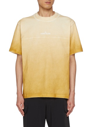 STONE ISLAND | Oxide Spray Cotton Jersey T-Shirt