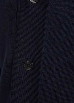  - STONE ISLAND - Sleeve Logo Patch Cotton Blend Cardigan