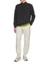 Figure View - Click To Enlarge - STONE ISLAND - Stellina Gauzed Effect Yarn Sweater