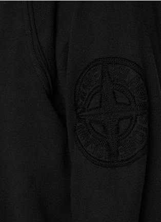  - STONE ISLAND - Embossed Logo Cotton Sweatshirt