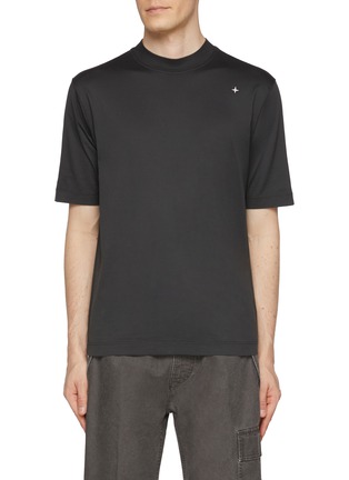 Main View - Click To Enlarge - STONE ISLAND - Mercerised Cotton T-Shirt