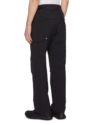 Back View - Click To Enlarge - STONE ISLAND - Stellina Bi-Stretch Wool Nylon Oxford Pants