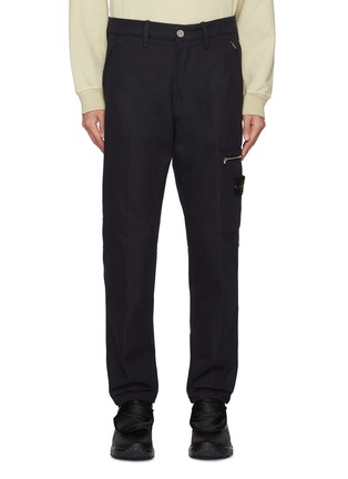 Main View - Click To Enlarge - STONE ISLAND - Tapered Leg Drill Pants