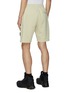 Back View - Click To Enlarge - STONE ISLAND - Dyed Cotton Fleece Shorts