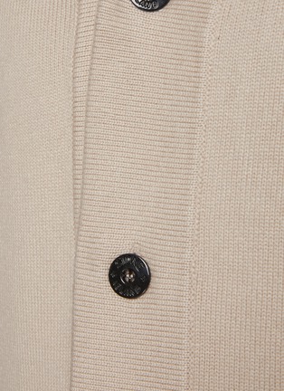  - STONE ISLAND - Sleeve Logo Patch Cotton Blend Cardigan