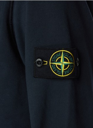  - STONE ISLAND - Garment Dyed Cotton Fleece Sweatshirt