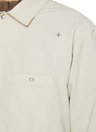  - STONE ISLAND - Stellina Bi-Stretch Wool Nylon Oxford Overshirt