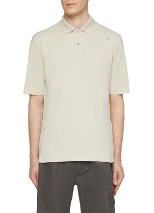 Main View - Click To Enlarge - STONE ISLAND - Cotton Pique Polo Shirt