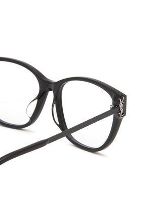 Detail View - Click To Enlarge - SAINT LAURENT - Acetate Round Optical Glasses