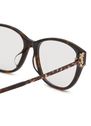 Detail View - Click To Enlarge - SAINT LAURENT - Acetate Round Optical Glasses