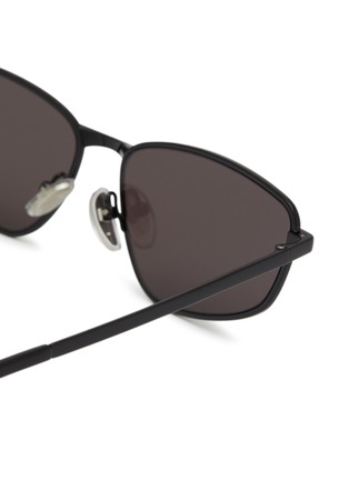 Detail View - Click To Enlarge - BALENCIAGA - Metal Aviator Sunglasses