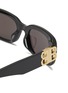 Detail View - Click To Enlarge - BALENCIAGA - Recycled Acetate Sunglasses