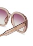 Detail View - Click To Enlarge - GUCCI - Acetate Square Sunglasses