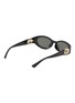 Figure View - Click To Enlarge - GUCCI - Acetate Oval Sunglasses