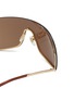 Detail View - Click To Enlarge - GUCCI - Metal Aviator Sunglasses