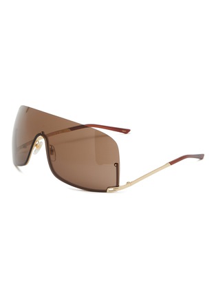 Main View - Click To Enlarge - GUCCI - Metal Aviator Sunglasses