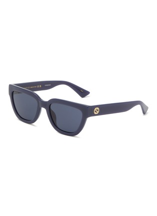 Main View - Click To Enlarge - GUCCI - Acetate Cat Eye Sunglasses