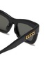 Detail View - Click To Enlarge - GUCCI - Acetate Rectangle Sunglasses