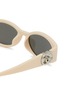 Detail View - Click To Enlarge - GUCCI - Acetate Oval Sunglasses