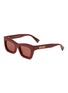 Main View - Click To Enlarge - GUCCI - Acetate Rectangle Sunglasses