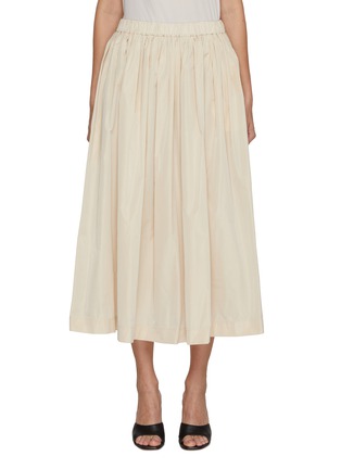 Main View - Click To Enlarge - BIYAN - Gathered Taffeta Midi Skirt