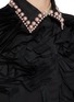  - BIYAN - 3D Flower Faux Pearl Collar Taffeta Cape