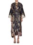 Main View - Click To Enlarge - BIYAN - Reversible Silk Organza Cotton Mix Kimono