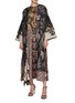 Figure View - Click To Enlarge - BIYAN - Reversible Silk Organza Cotton Mix Kimono