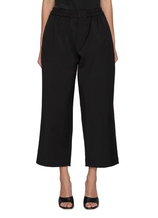 Main View - Click To Enlarge - BIYAN - Elasticated Waistband Cropped Pants