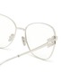 Detail View - Click To Enlarge - MIU MIU - Metal Square Optical Glasses
