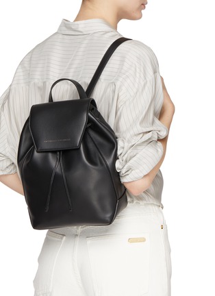 Figure View - Click To Enlarge - BRUNELLO CUCINELLI - Leather Backpack