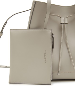  - BRUNELLO CUCINELLI - Shoulder Strap Calfskin Bucket Bag