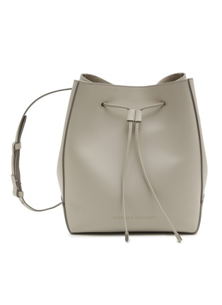 Main View - Click To Enlarge - BRUNELLO CUCINELLI - Shoulder Strap Calfskin Bucket Bag