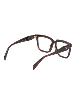 Figure View - Click To Enlarge - PRADA - Acetate Rectangle Glasses