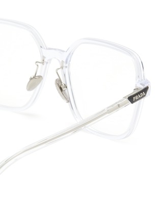 Detail View - Click To Enlarge - PRADA - Acetate Square Optical Glasses
