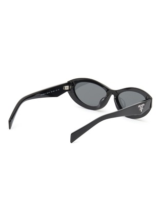 Figure View - Click To Enlarge - PRADA - Acetate Oval Sunglasses