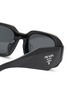 Detail View - Click To Enlarge - PRADA - Acetate Rectangle Sunglasses